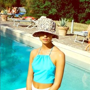 With Jéan Zeta Top - blue, size small